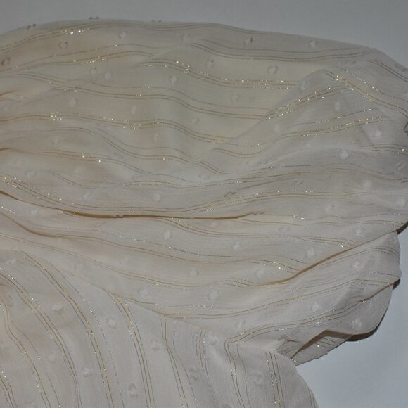 By The River Swiss Dot Boho Summer Crop Top Size L NWOT - Picture 7 of 11